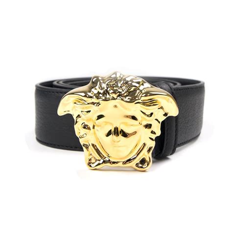 are versace belts real gold|versace medusa black belt.